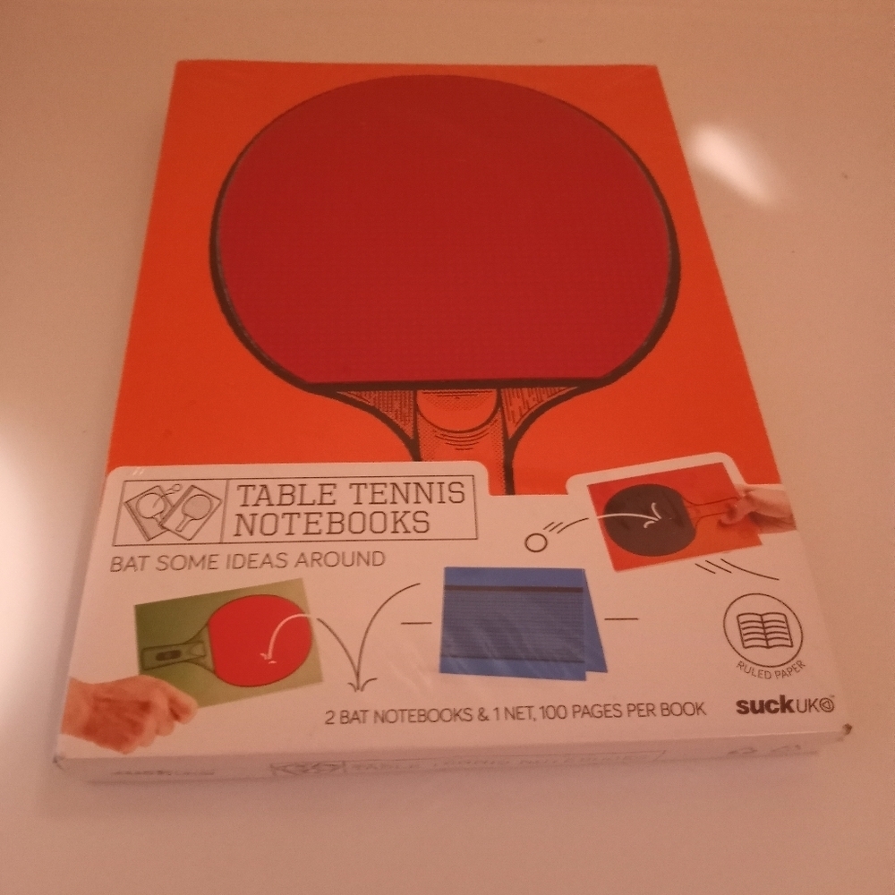 100pg Notebooks Table Tennis set